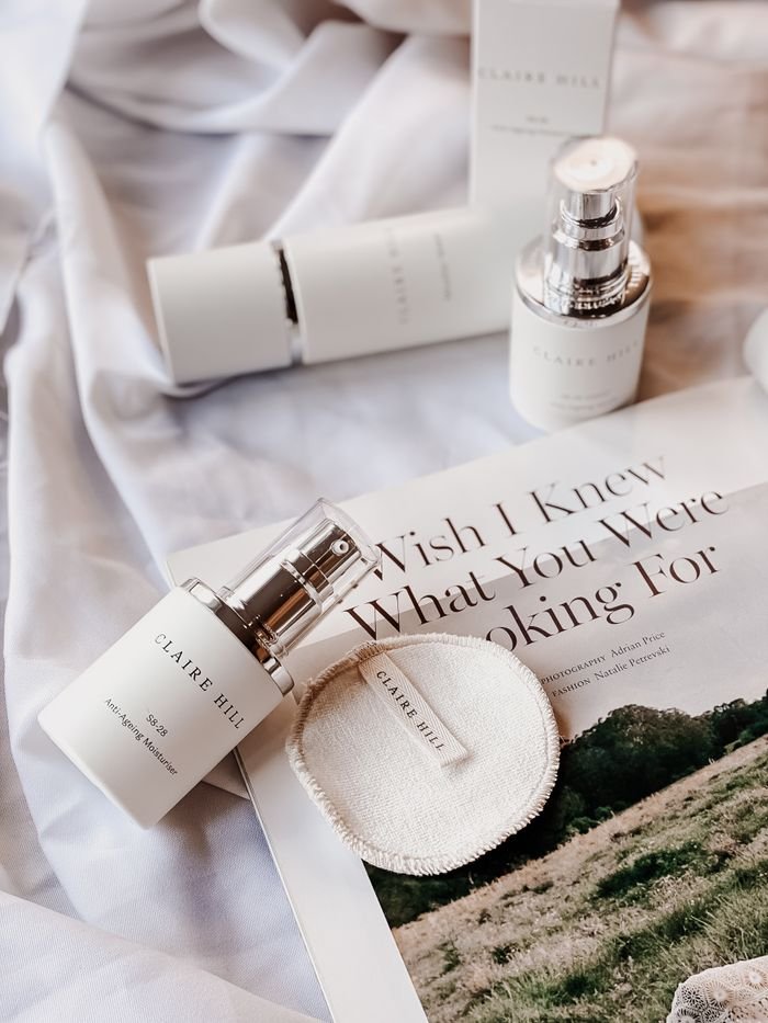 Crafting Captivating Headlines: Your awesome post title goes here Minimalist product photography of skincare items on a stylish layout.